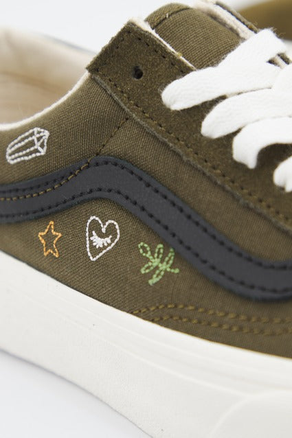 VANS OLD SKOOL VR en color VERDE (4)