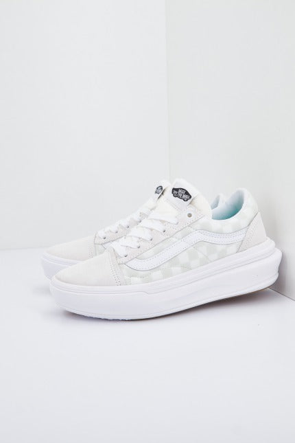 VANS OLD SKOOL OVERT CC CHECKERBOARD en color BEIS (1)