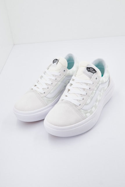 VANS OLD SKOOL OVERT CC CHECKERBOARD en color BEIS (3)