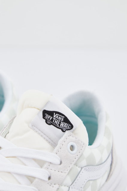 VANS OLD SKOOL OVERT CC CHECKERBOARD en color BEIS (4)