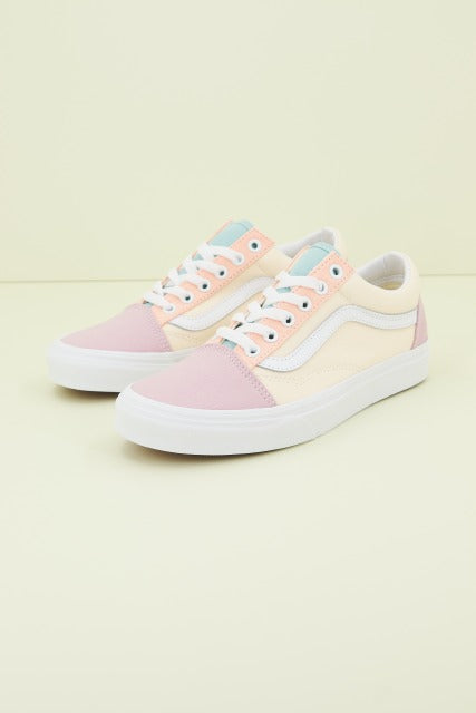 VANS OLD SKOOL PASTEL BLOCK en color AMARILLO (1)