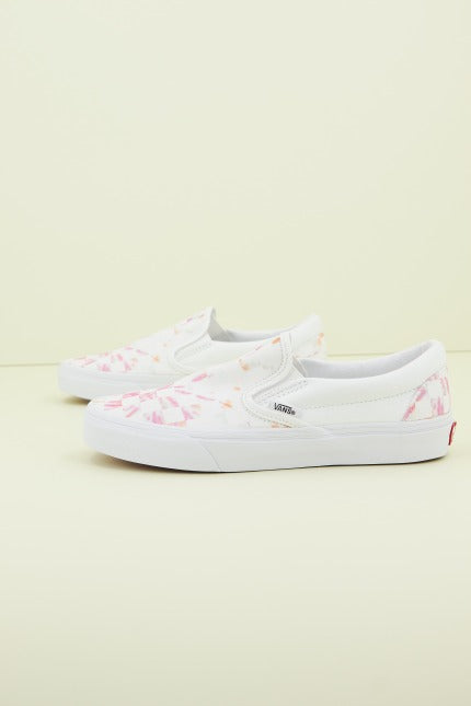 VANS CLASSIC SLIP-ON AURA CHECKERBOARD en color BLANCO (2)