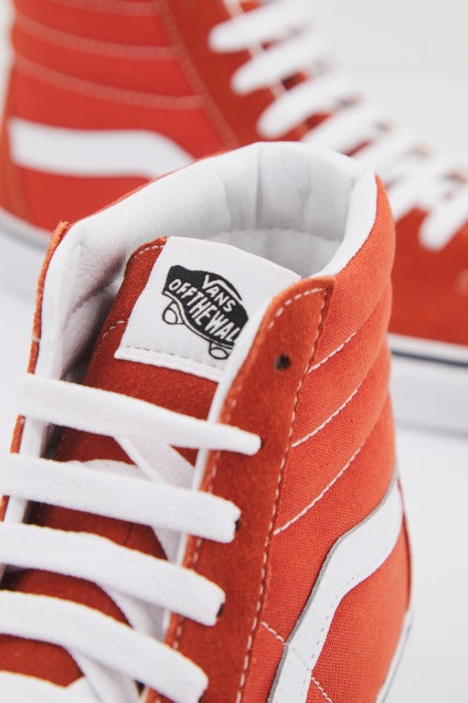 VANS SK-HI en color NARANJA (4)
