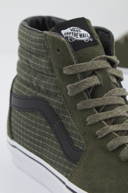 VANS SK-HI RIPSTOP CANVAS en color VERDE (4)