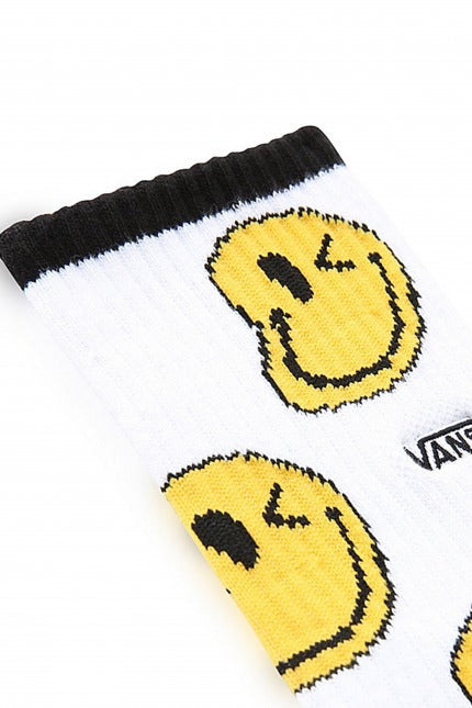 VANS SMILEY DRIP CREW en color BLANCO (1)