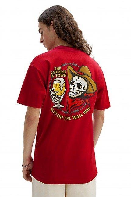 VANS COLDEST IN TOWN SS TEE en color ROJO (3)