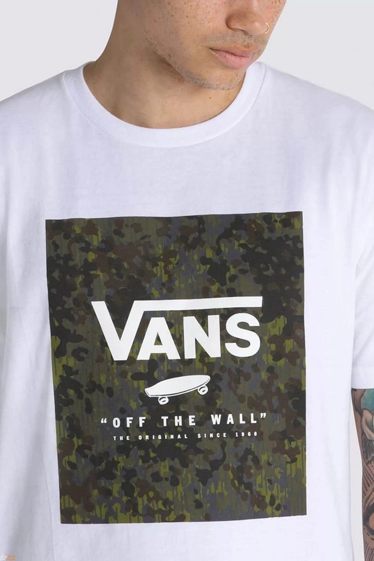 VANS MN CLASSIC PRINT BOX en color BLANCO (4)