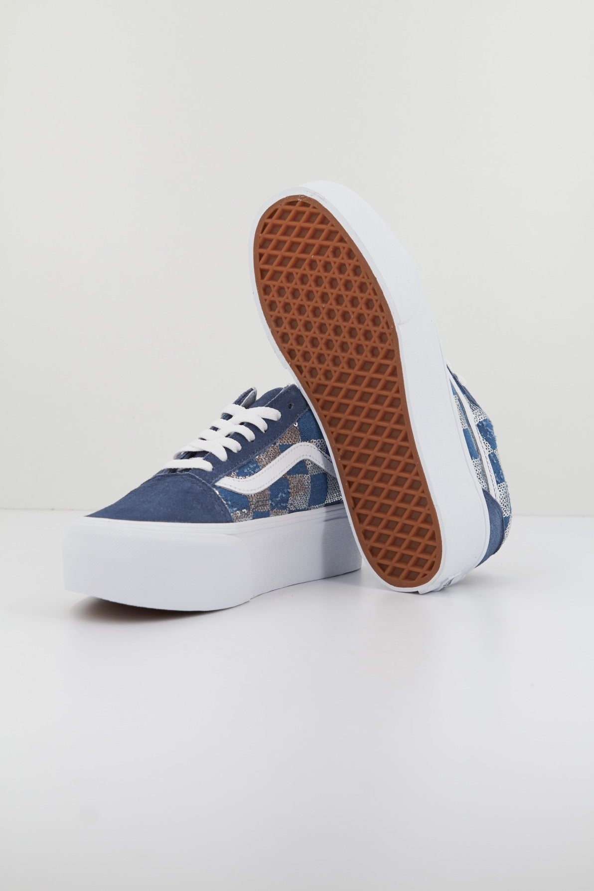 VANS OLD SKOOL STACKPORM en color AZUL (4)