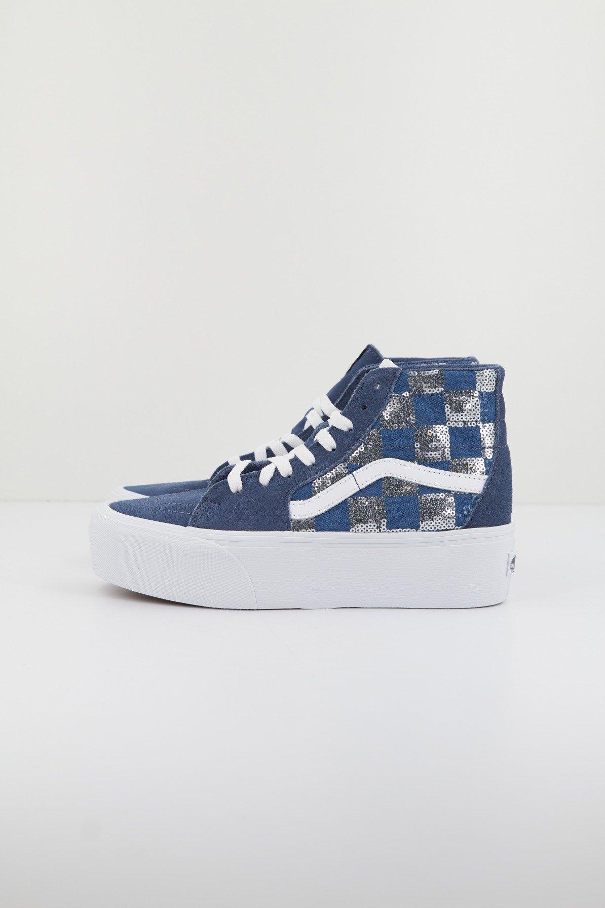 VANS SK-HI TAPERED STACKFO en color AZUL (1)