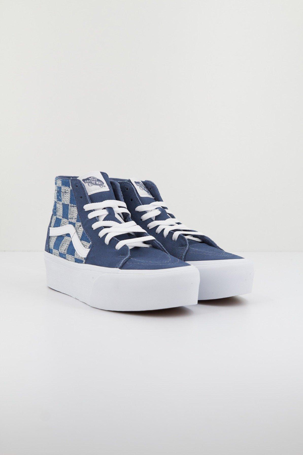 VANS SK-HI TAPERED STACKFO en color AZUL (2)