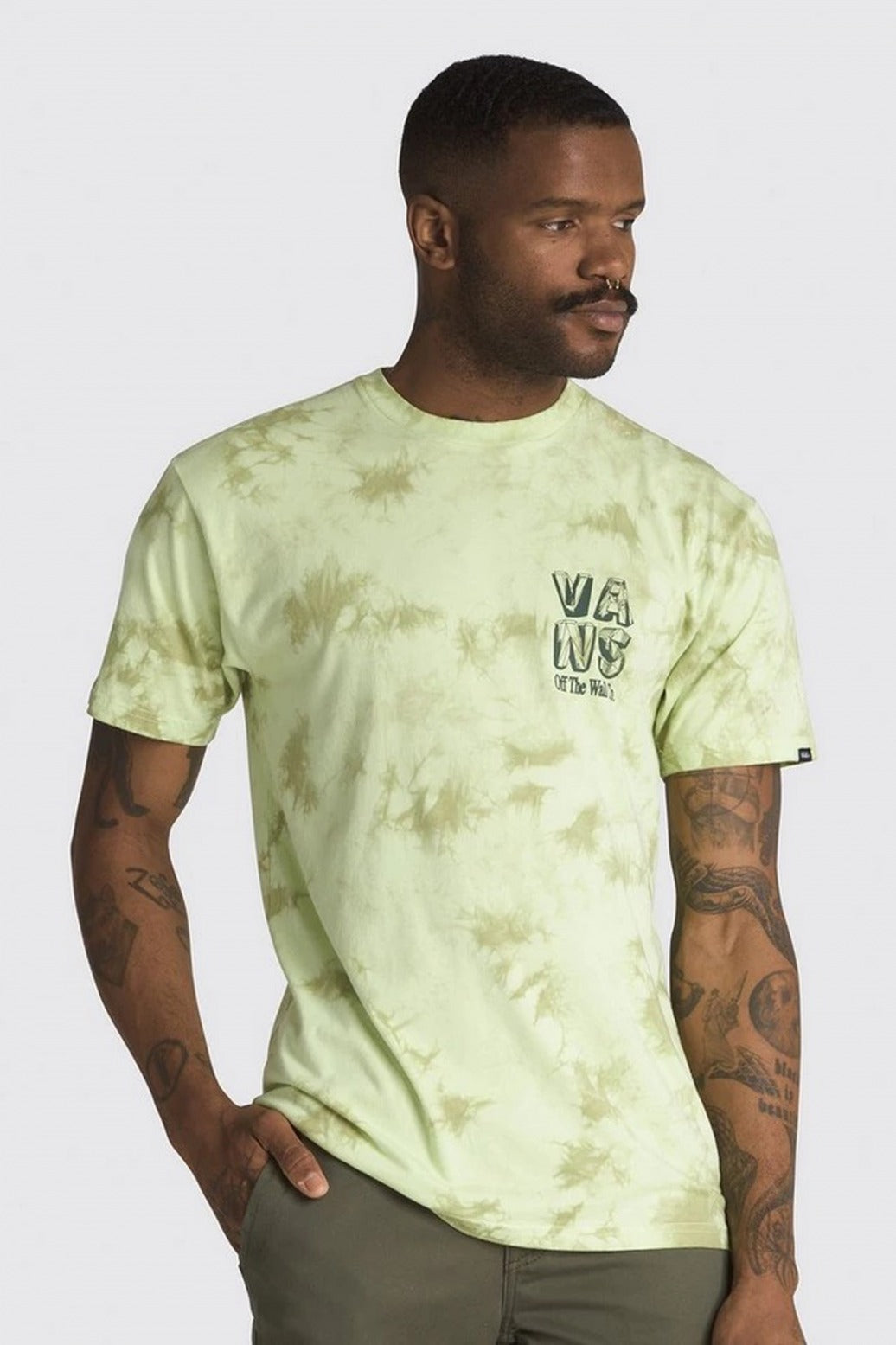 VANS OUTDOORS TIE DYE SS en color VERDE (2)