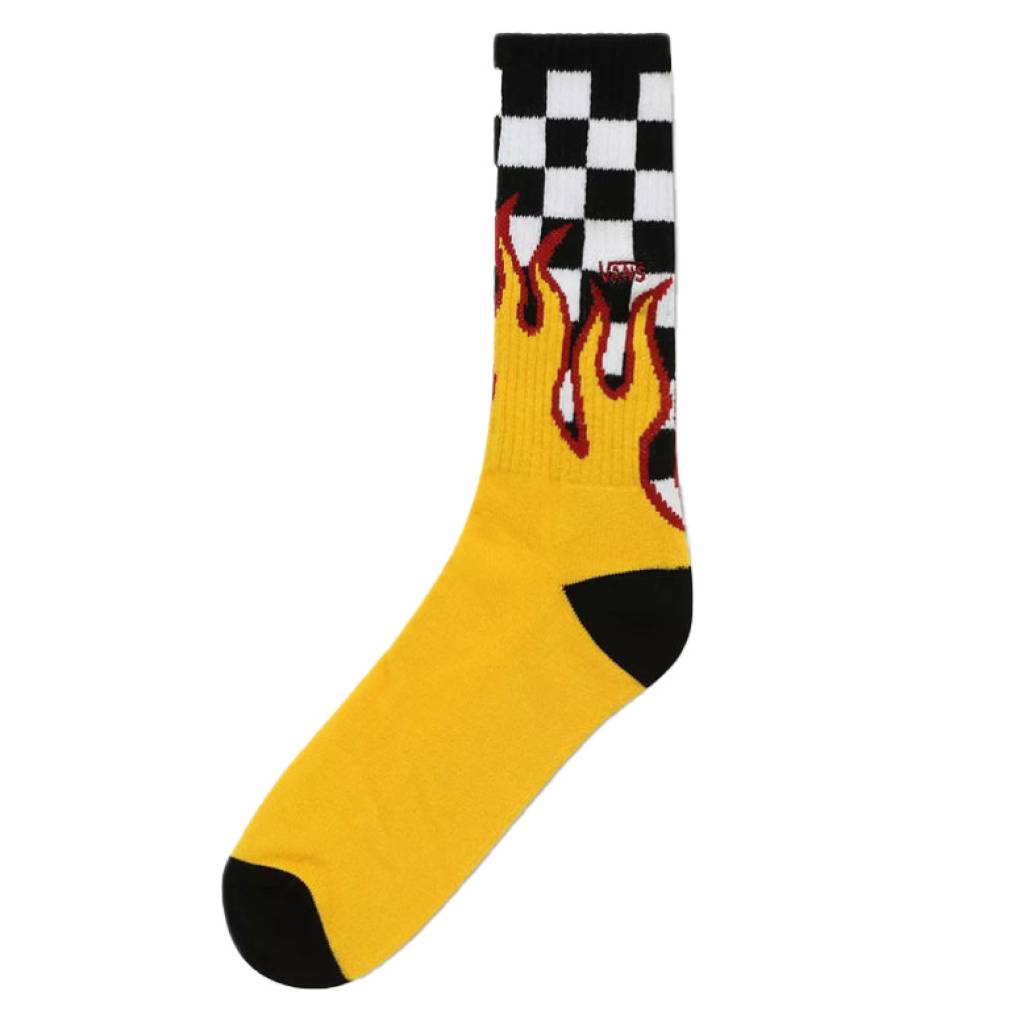 VANS FLAME CHECK CREW en color AMARILLO (5)
