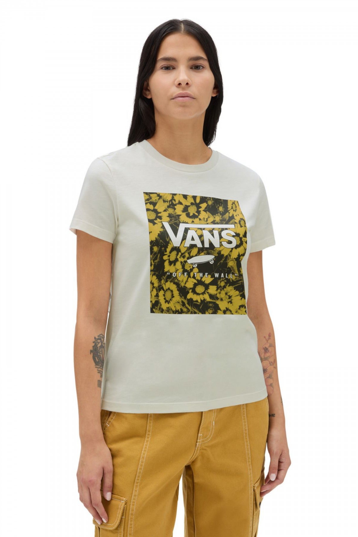 VANS WARPED FLORAL BFF en color BLANCO (2)