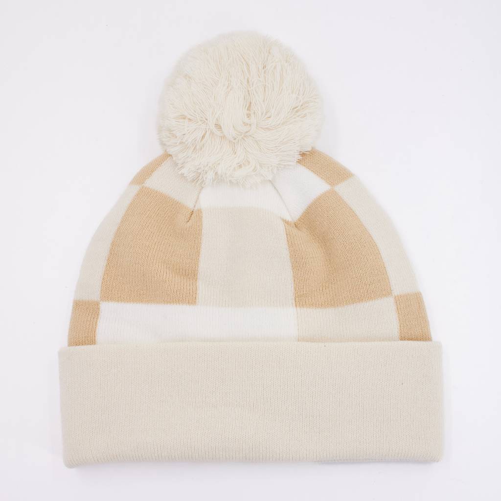 VANS WM SPIRIT POM BEANIE en color BEIS (5)