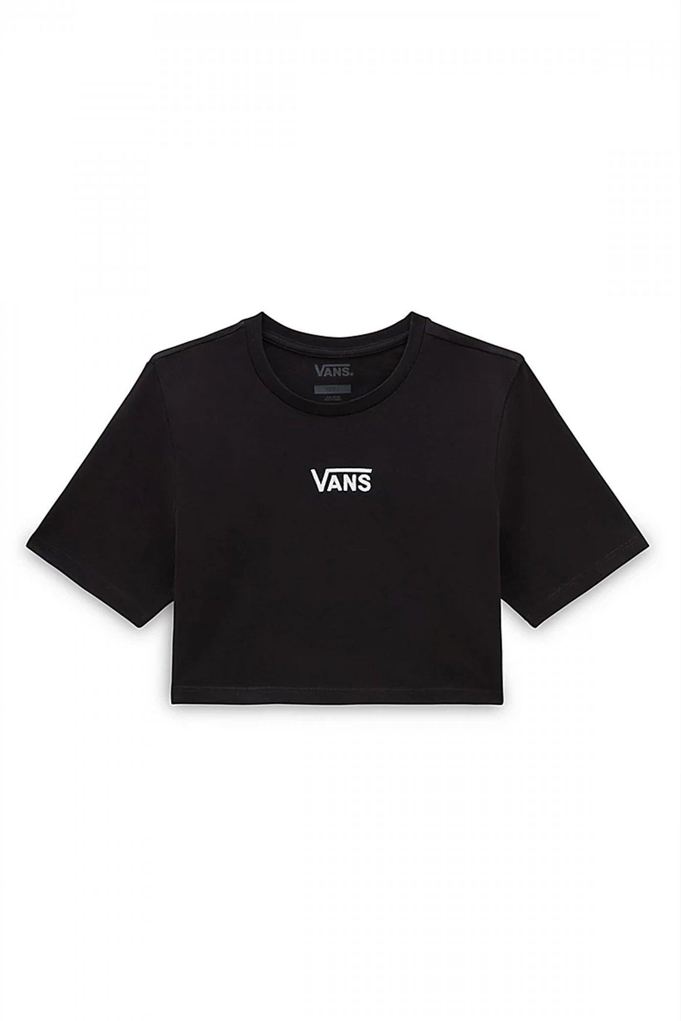 VANS FLYING V CREW CROP II en color NEGRO (2)