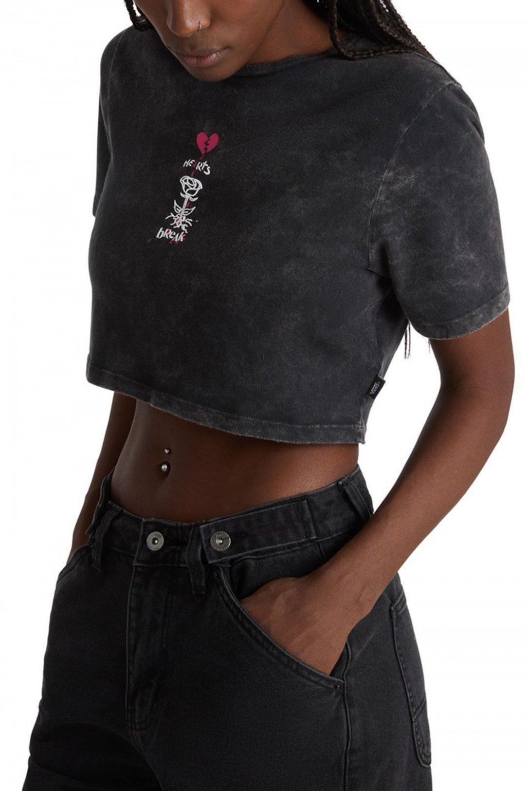VANS HEARTBREAKER CREW CROP en color NEGRO (1)