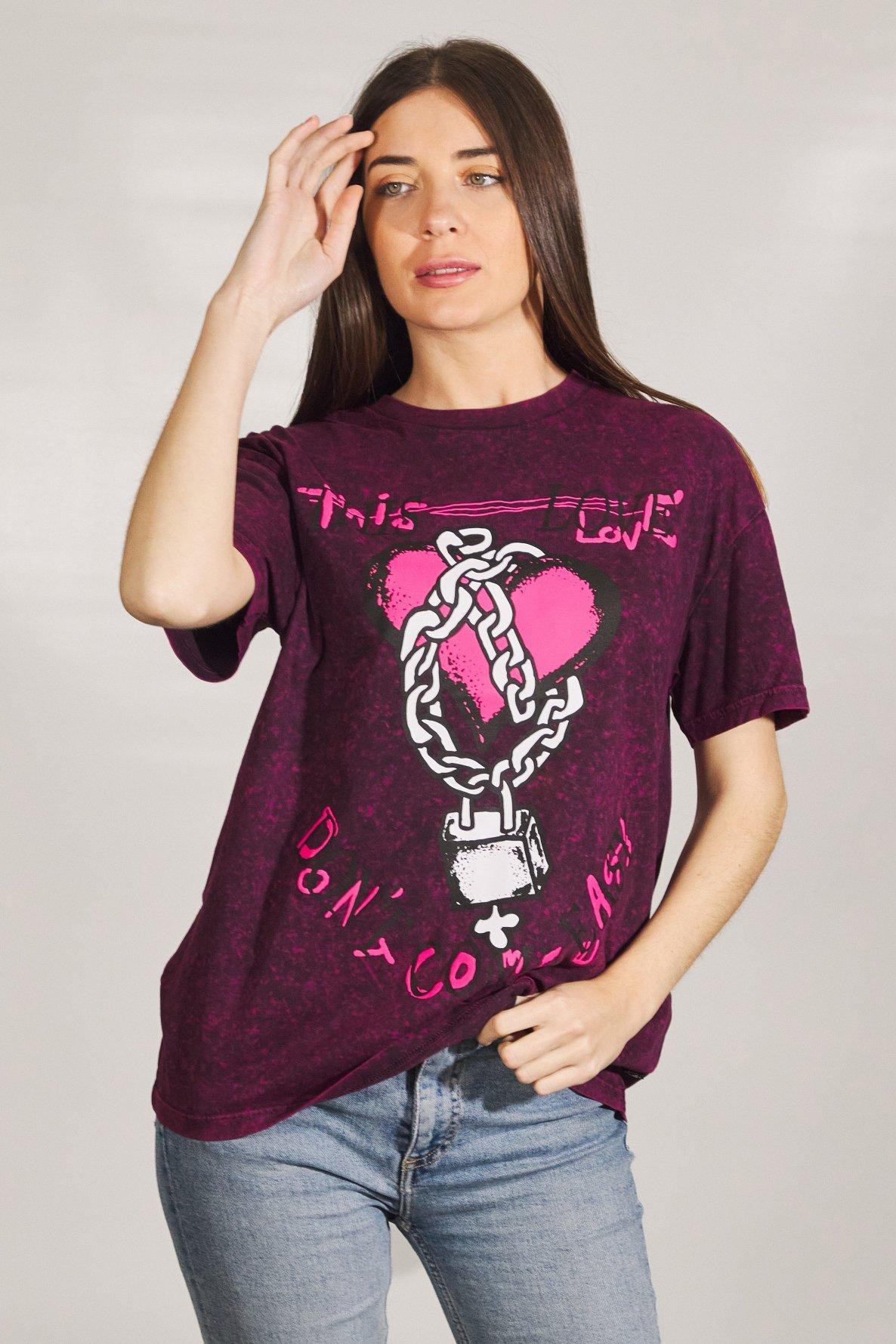 VANS LOVE SHACKLE OVERSIZED en color VIOLETA (1)