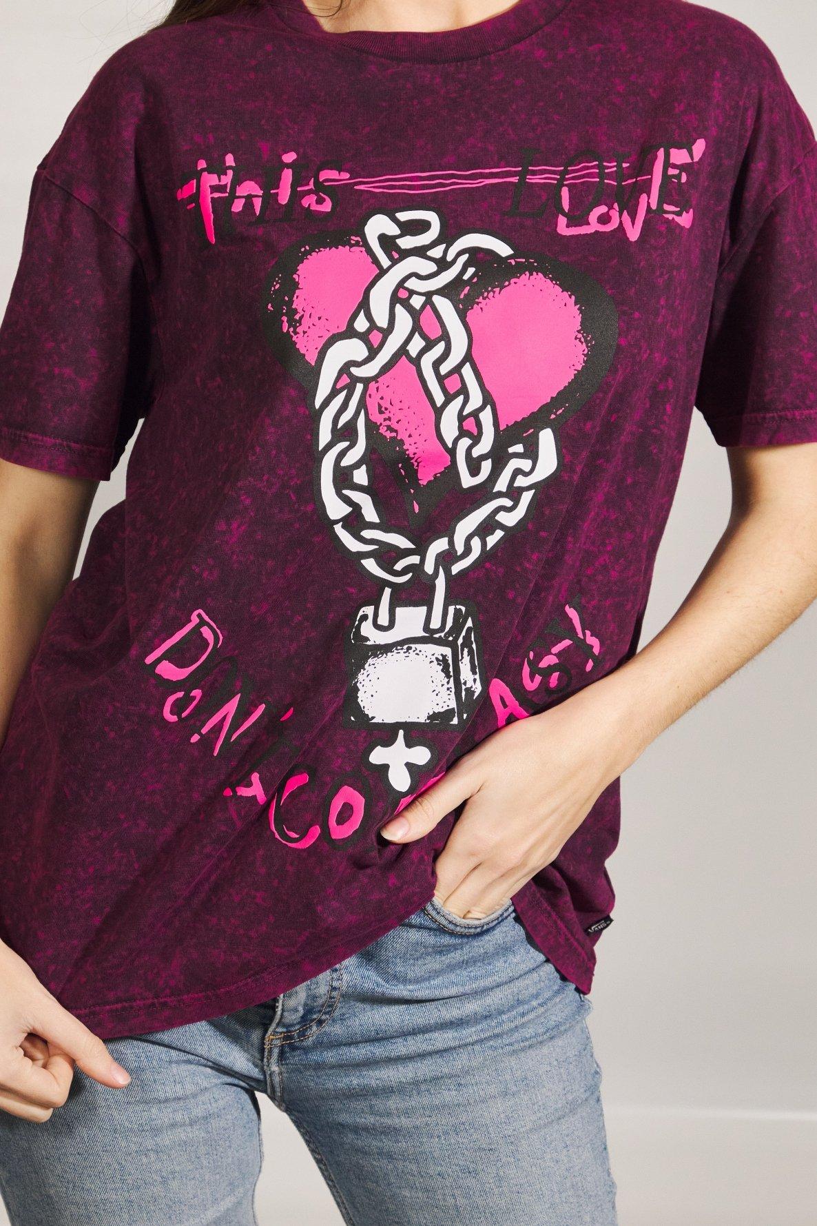 VANS LOVE SHACKLE OVERSIZED en color VIOLETA (4)