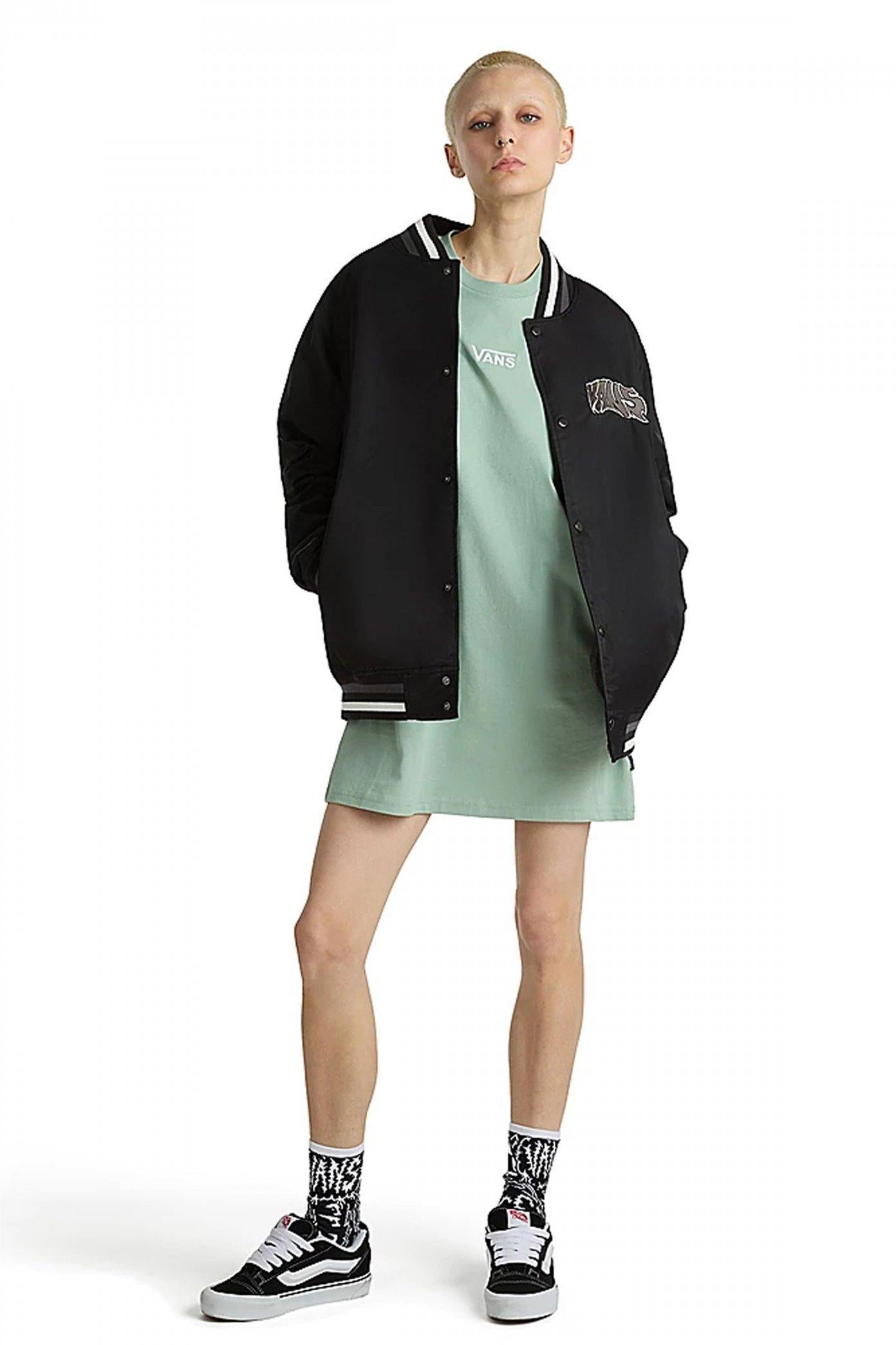 VANS CENTER VEE TEE DRES en color VERDE (4)