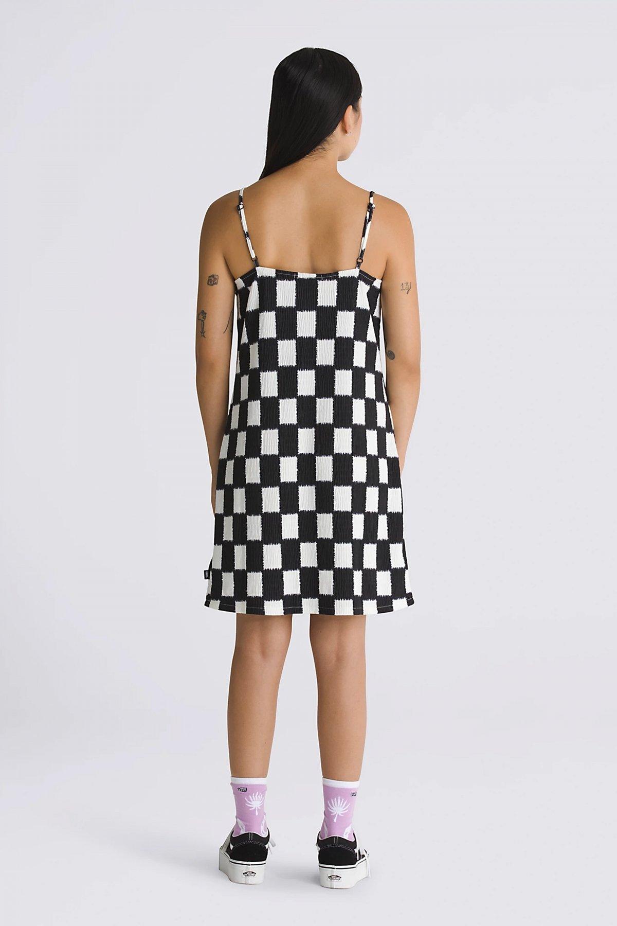 VANS BENTON CHECKER CAMI DR en color NEGRO (3)