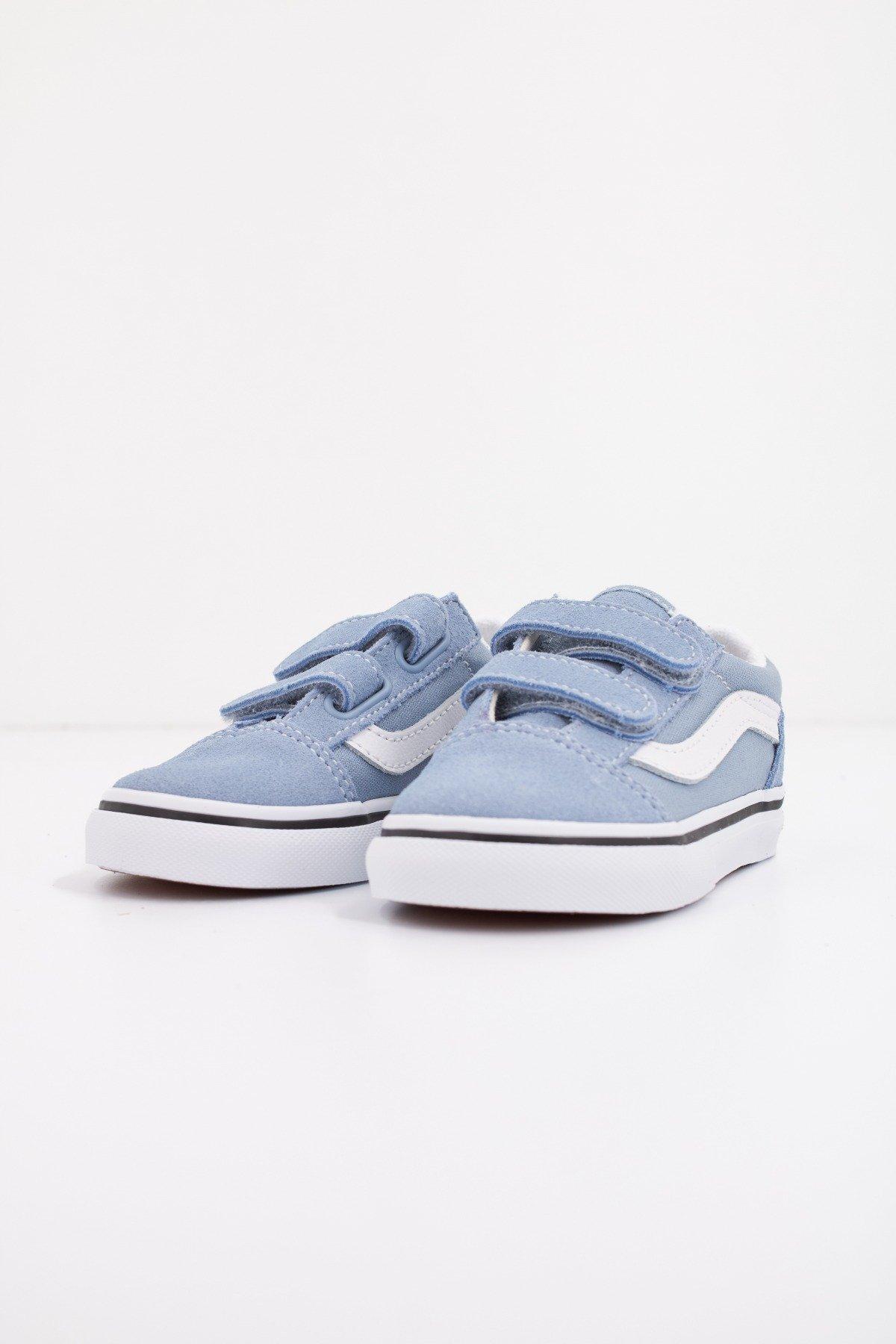 VANS OLD SKOOL V COLOR THEO en color AZUL (2)
