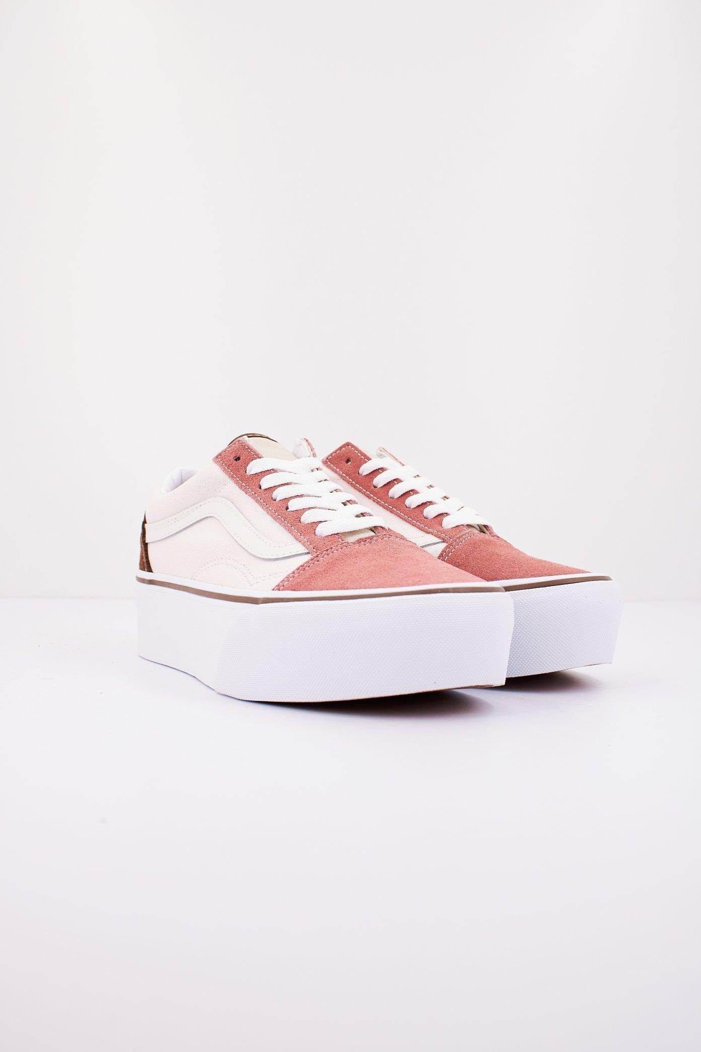 VANS OLD SKOOL STACKFORM en color ROSA (2)