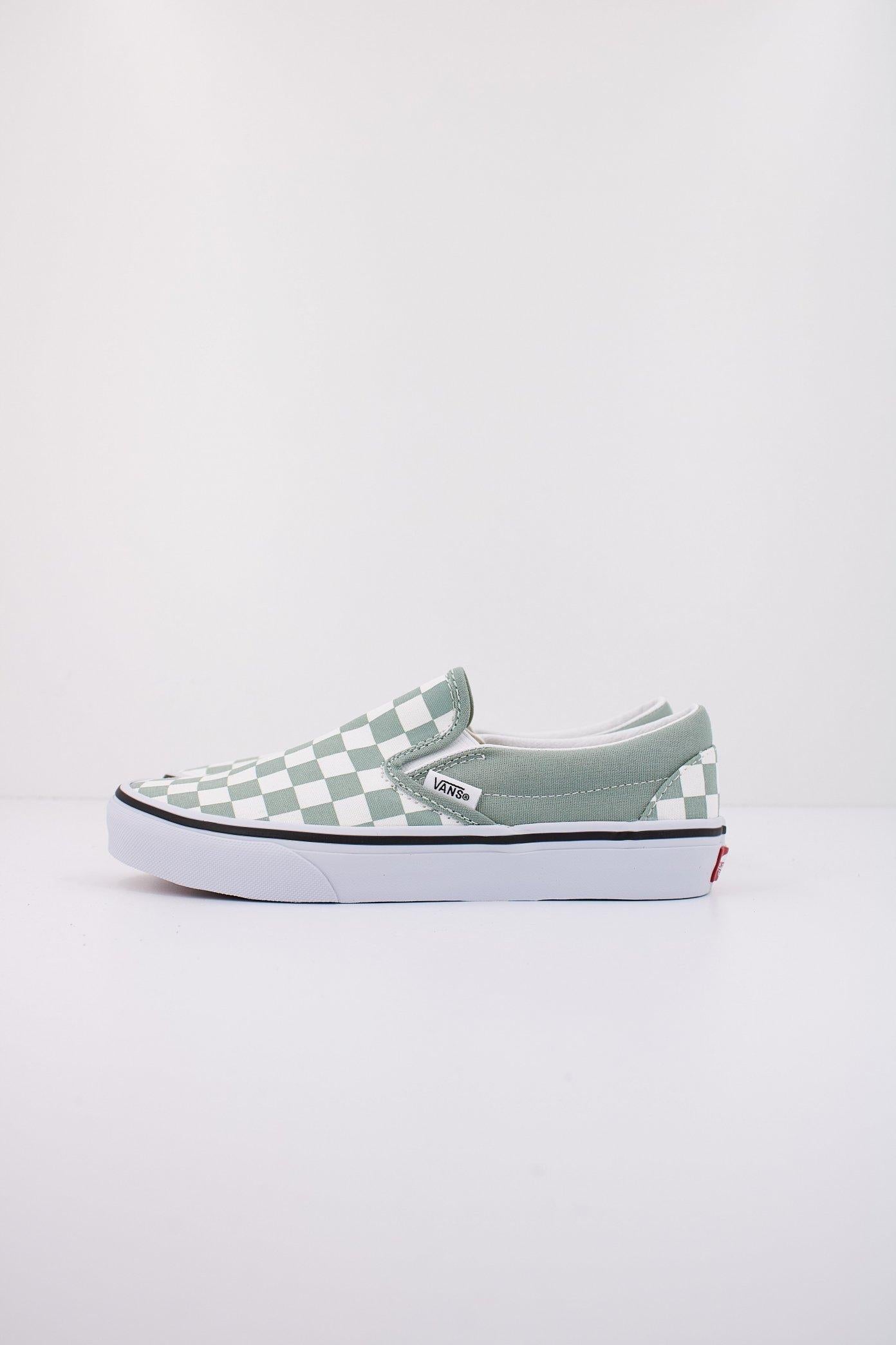 VANS CLASSIC SLIP-ON en color VERDE (1)
