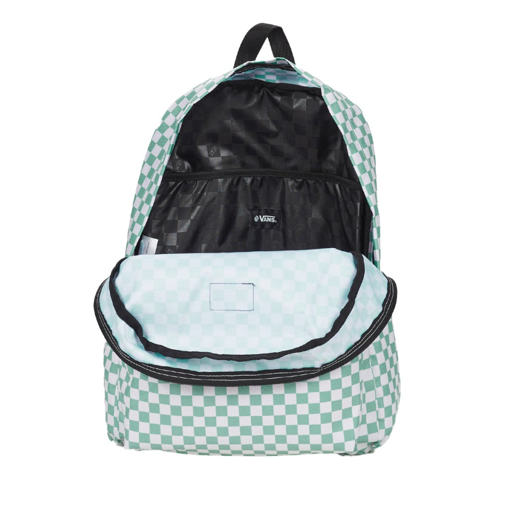VANS OLD SKOOL CHECK BACKPA en color AZUL (5)