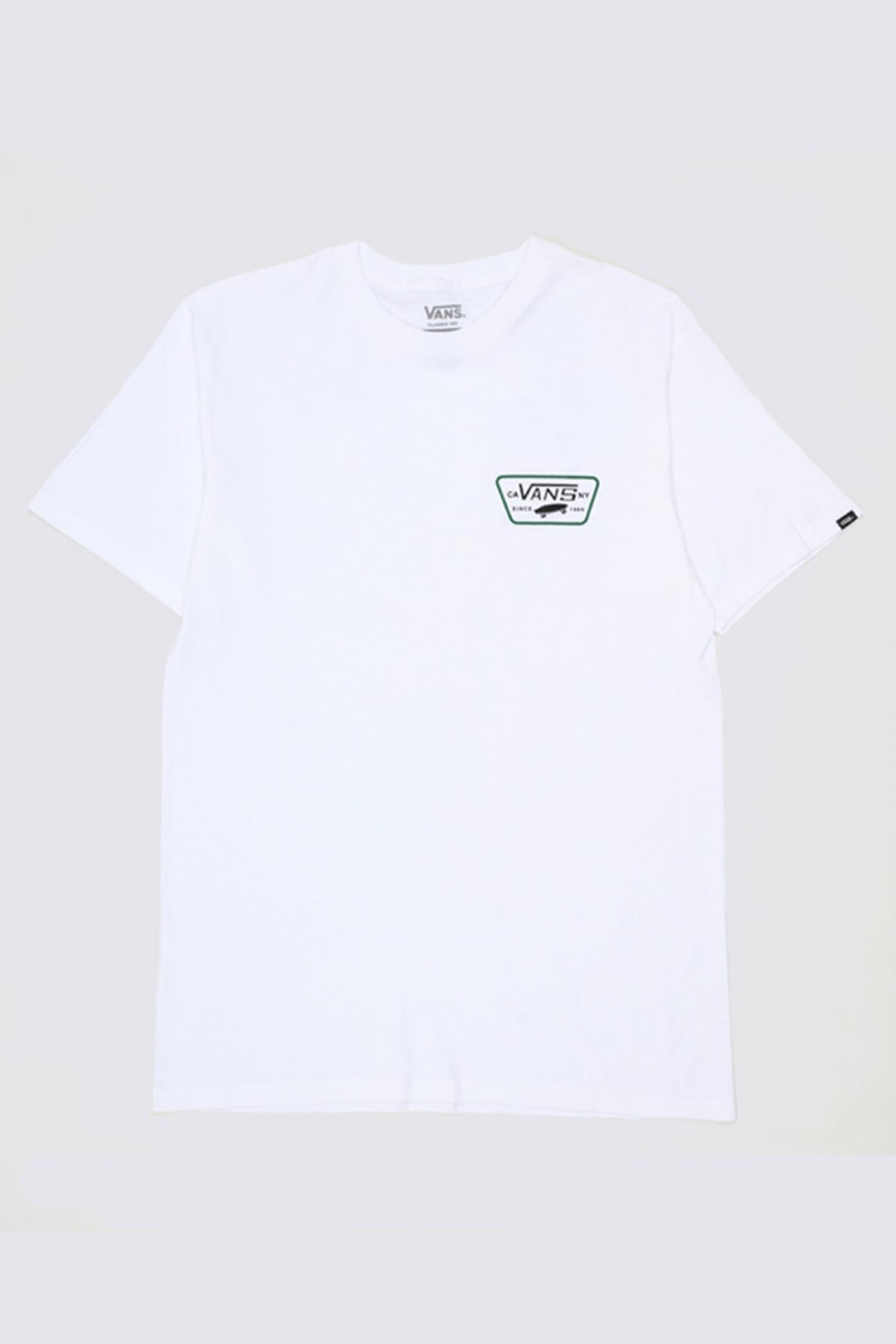 VANS FULL PATCH BACK SS TEE en color BLANCO (2)