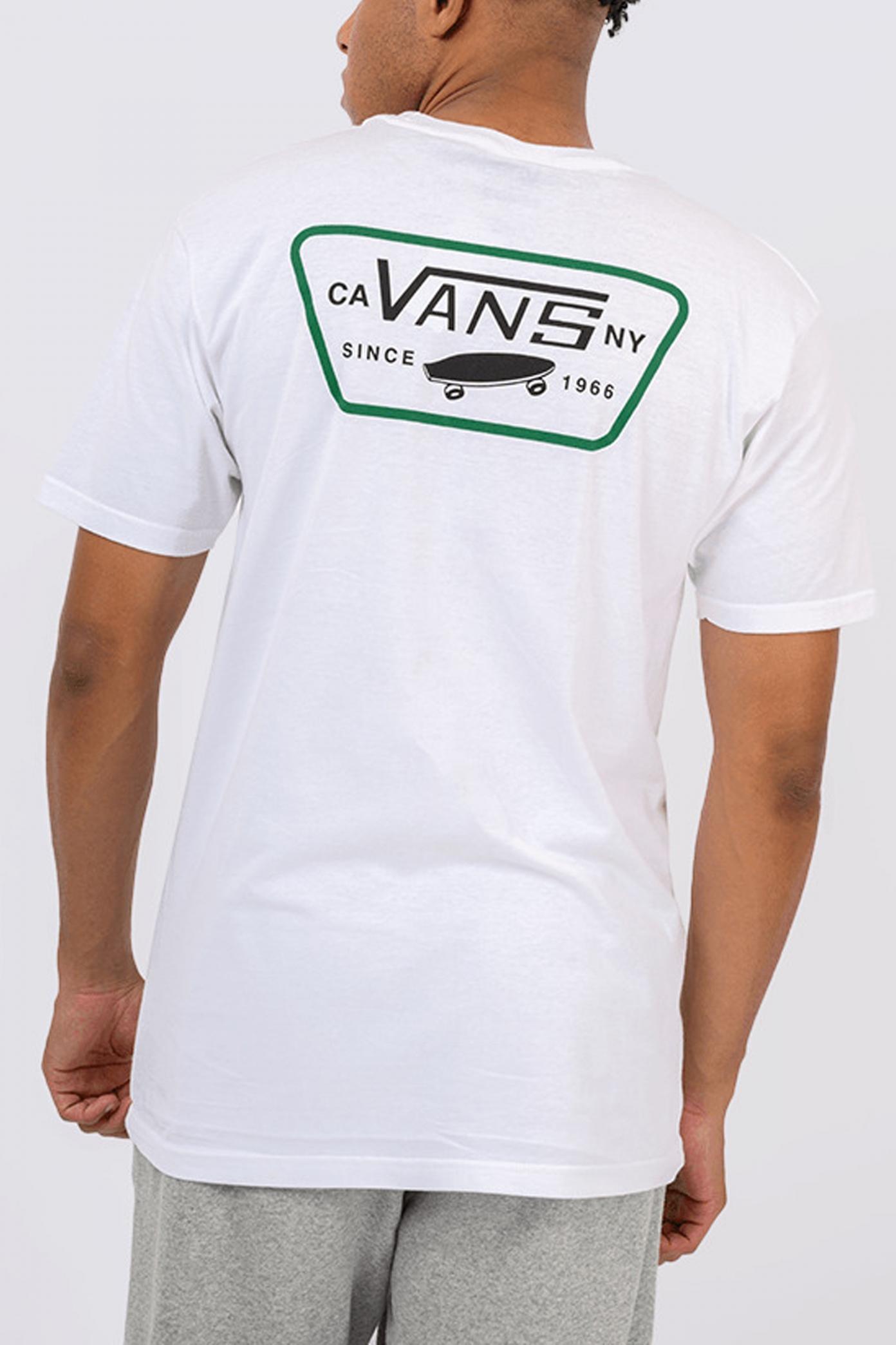 VANS FULL PATCH BACK SS TEE en color BLANCO (3)