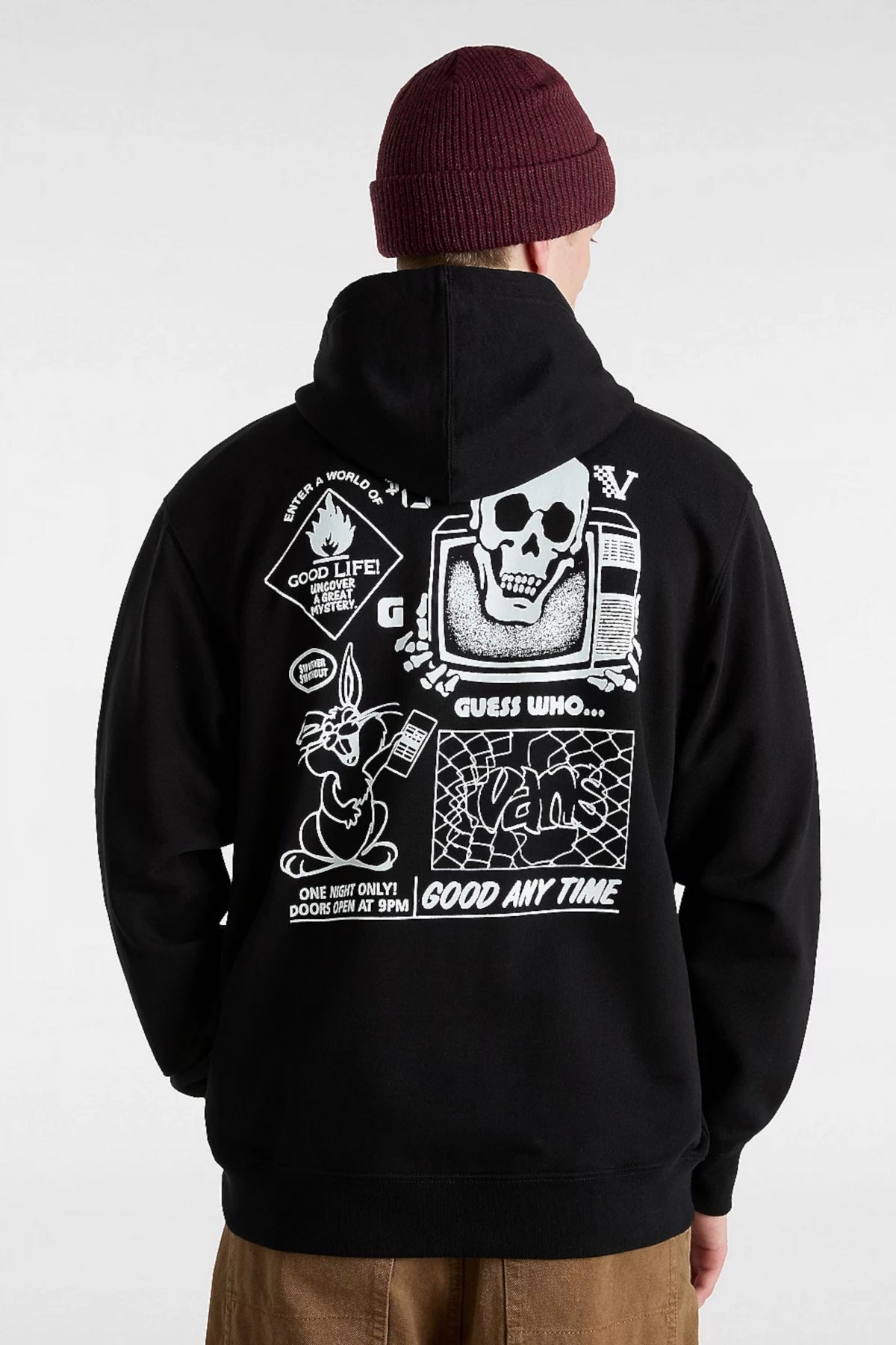 VANS CRAZY EDDY LOOSE PO en color NEGRO (3)