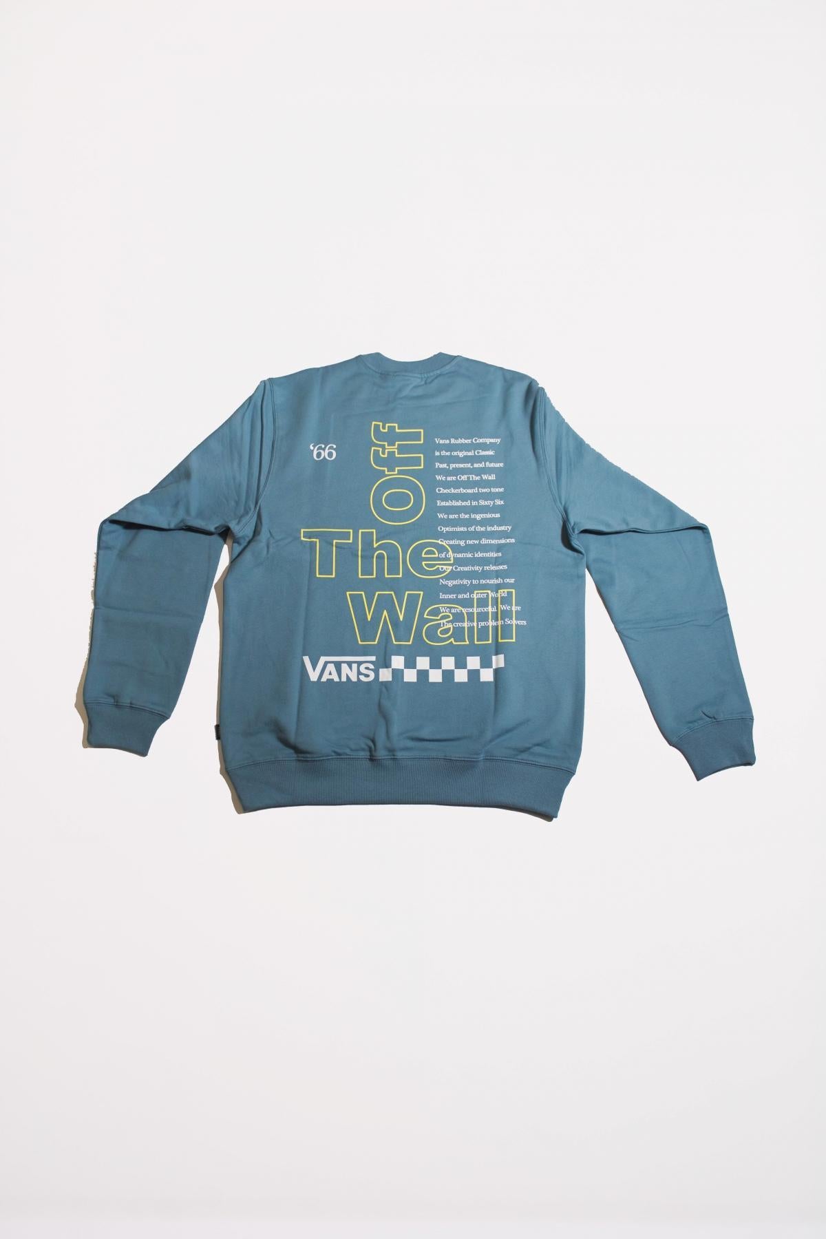 VANS POSTED LOOSE CREW en color AZUL (2)
