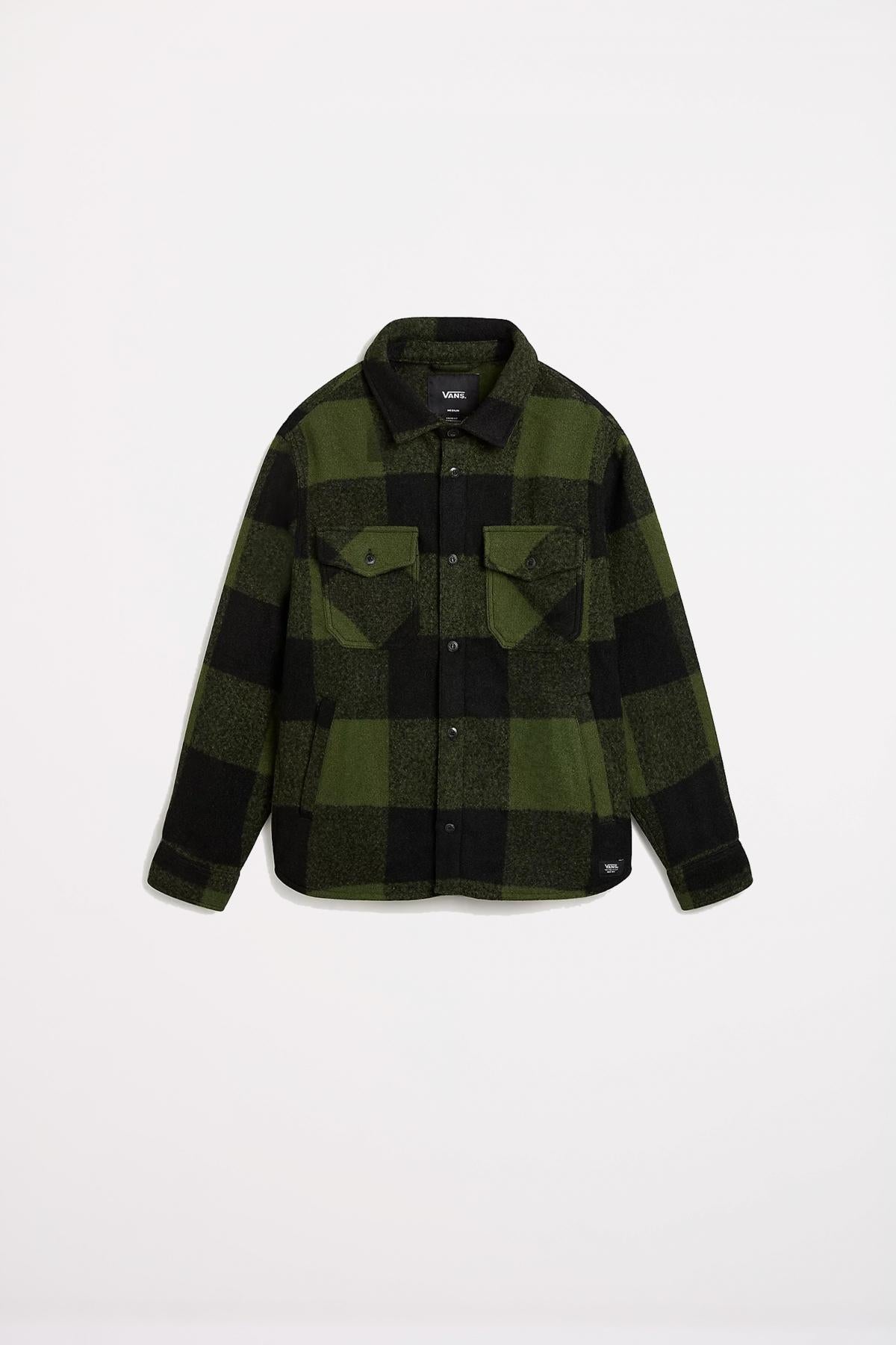 VANS DENBY FUZZY SHACKET en color VERDE (2)