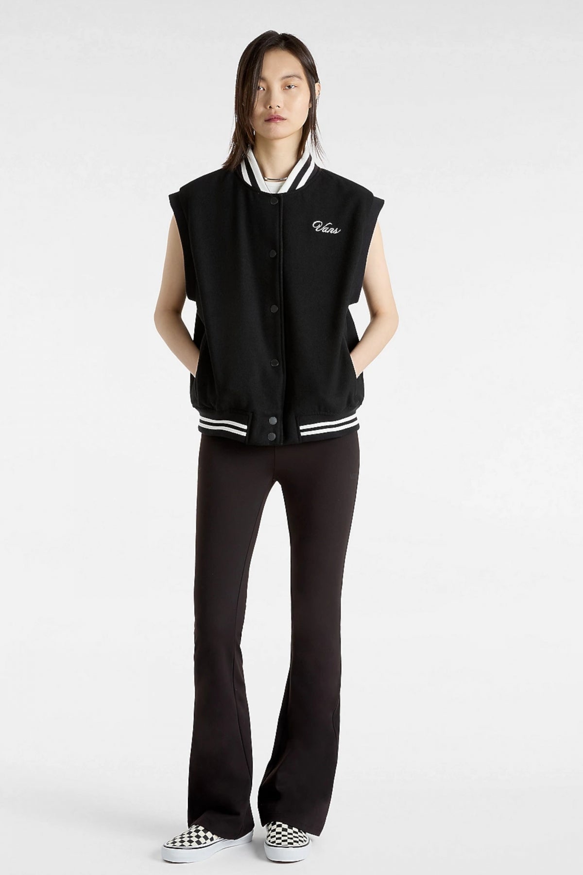 VANS PIPER STADIUM VEST en color NEGRO (5)