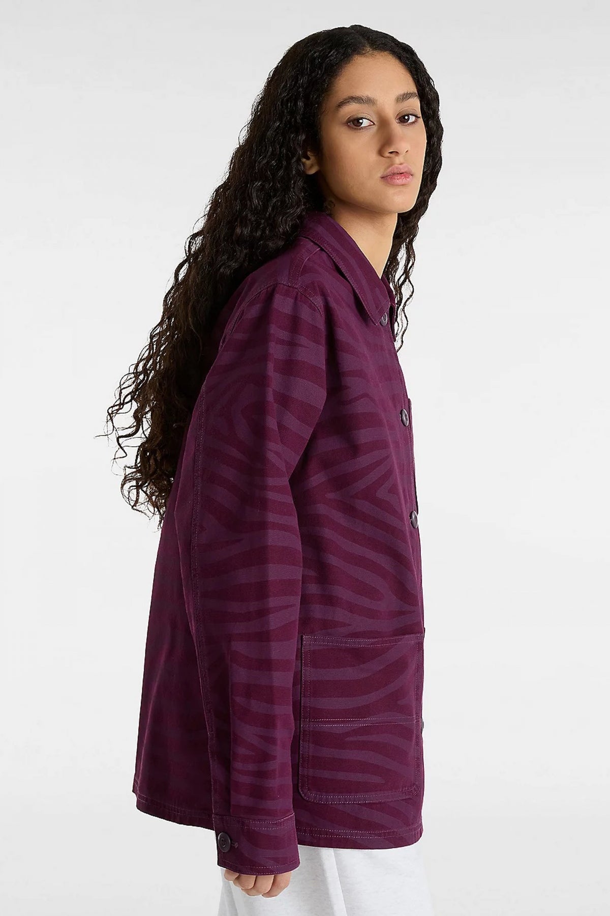 VANS DRILL II CHORE PRINT J en color VIOLETA (4)