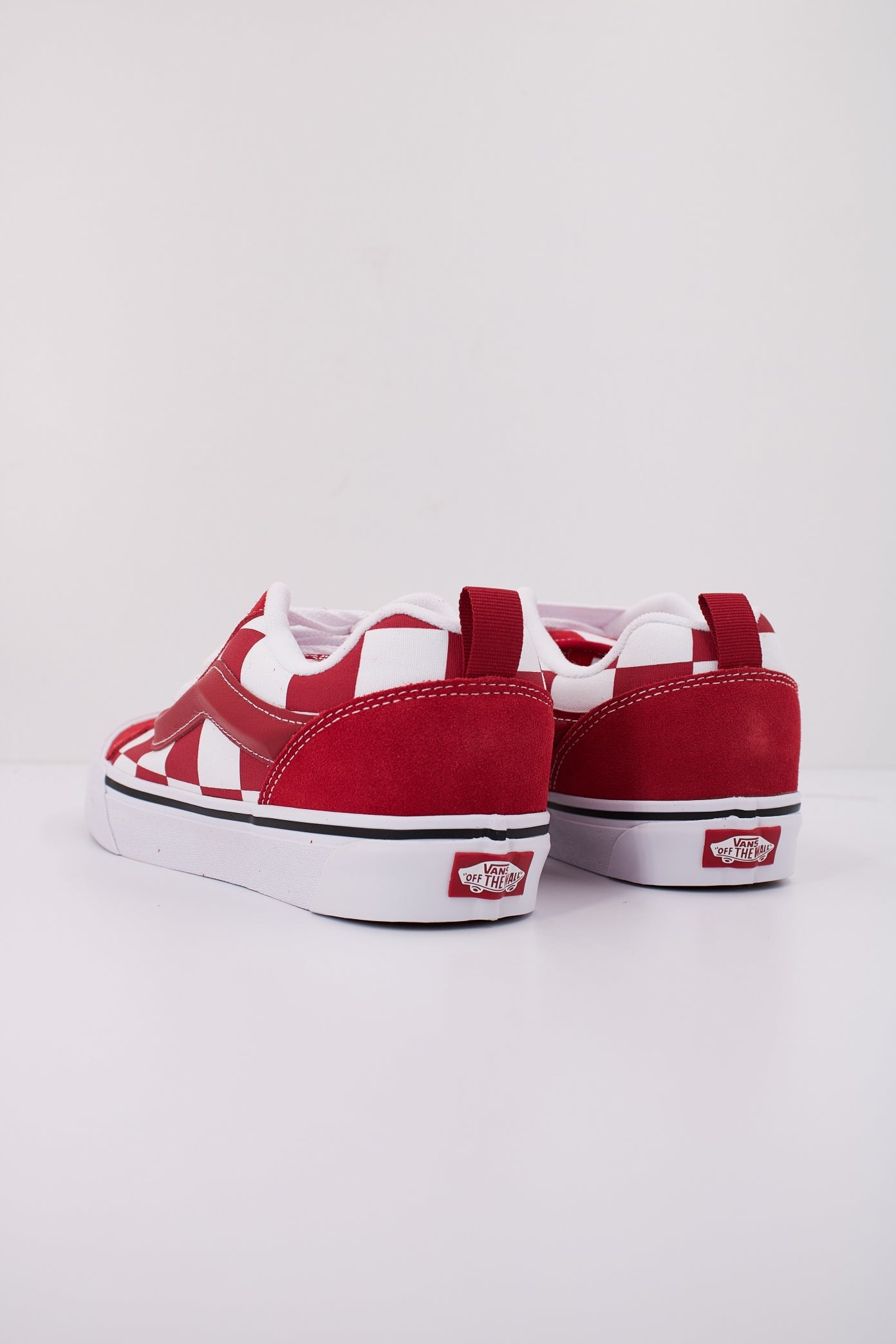 VANS KNU SKOOL MEGA CHECK en color ROJO (4)