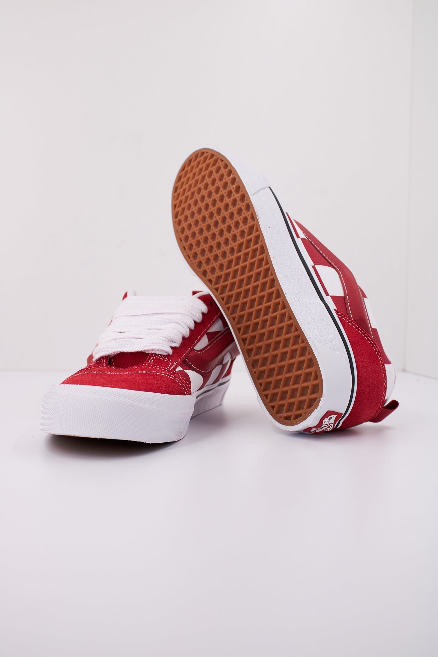VANS KNU SKOOL MEGA CHECK en color ROJO (5)