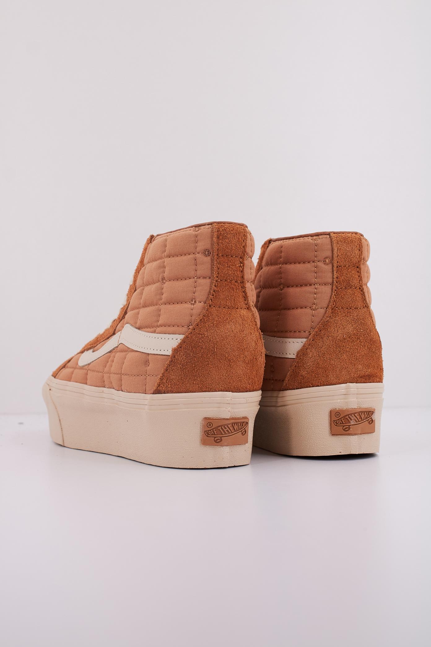 VANS SK-HI REISSUE PLAT en color MARRON (4)