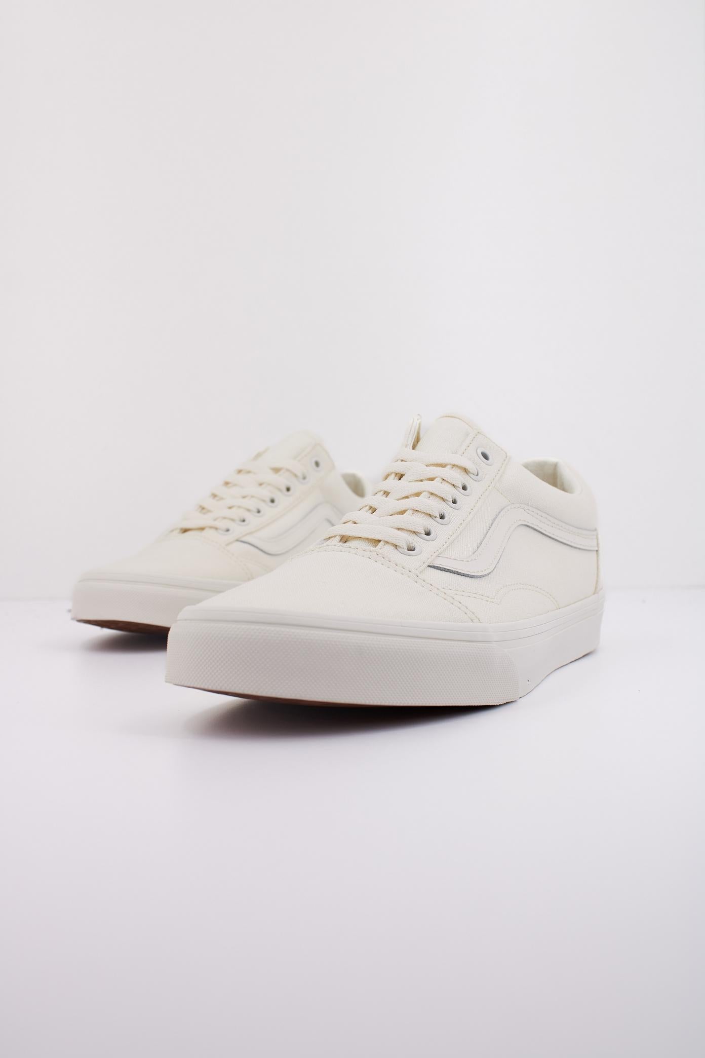 VANS OLD SKOOL LINEN en color BLANCO (2)