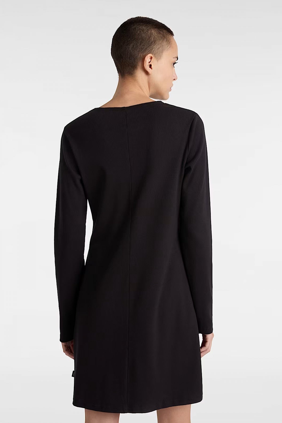 VANS  DREW RIB LS DRESS en color NEGRO  (3)