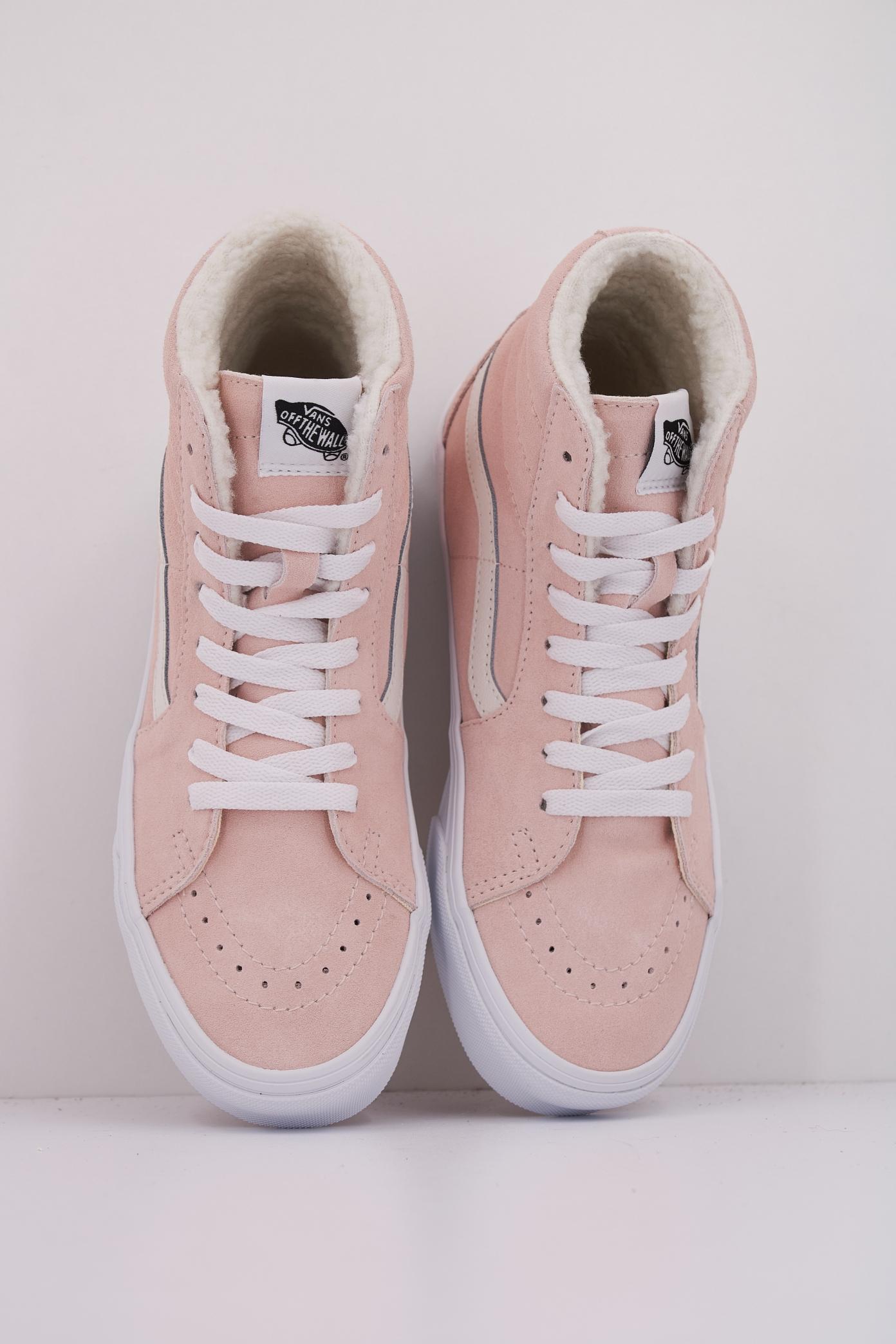VANS SK-HI en color ROSA (3)