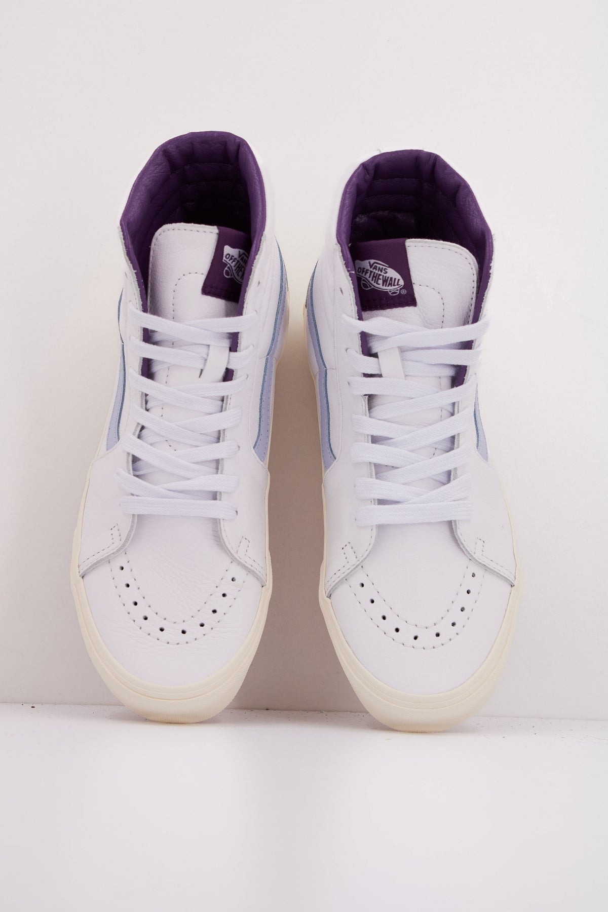 VANS SK-HI PREMIUM LEATHER en color BLANCO (3)