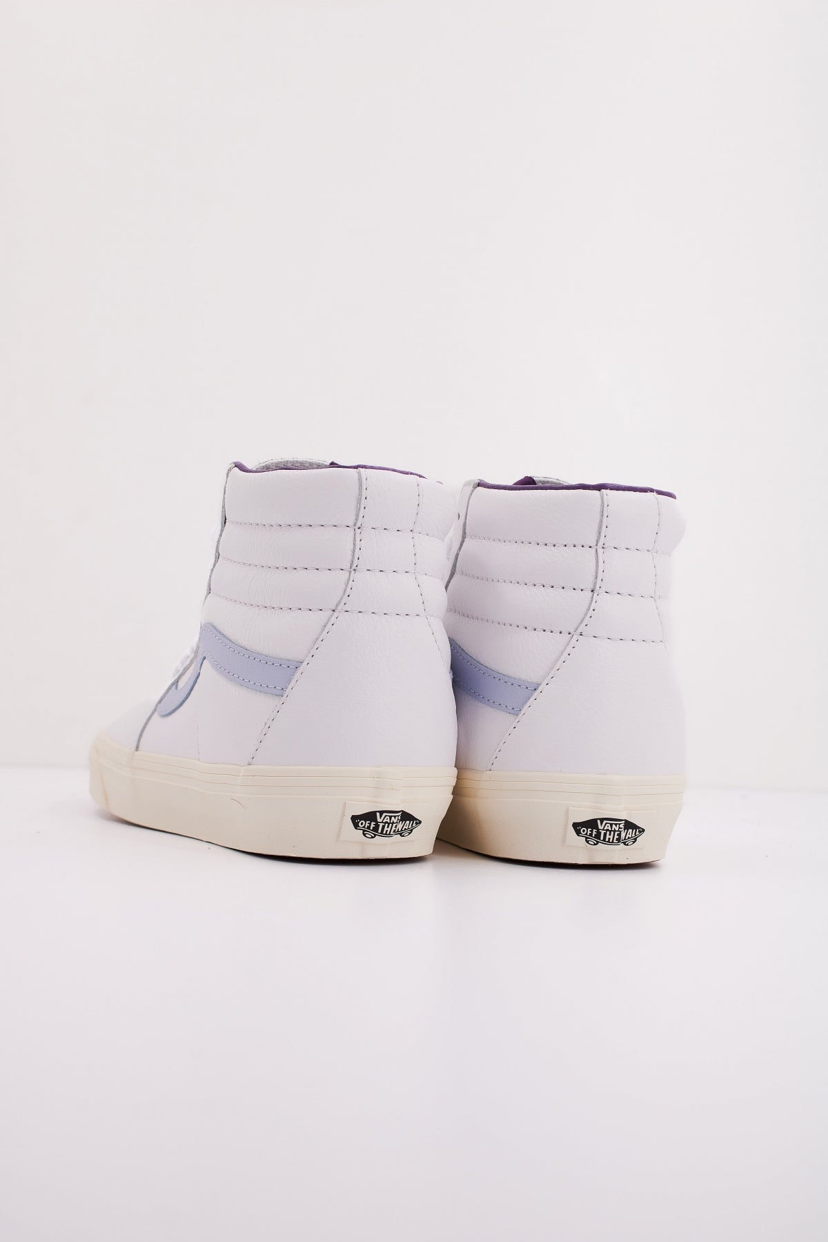 VANS SK-HI PREMIUM LEATHER en color BLANCO (4)