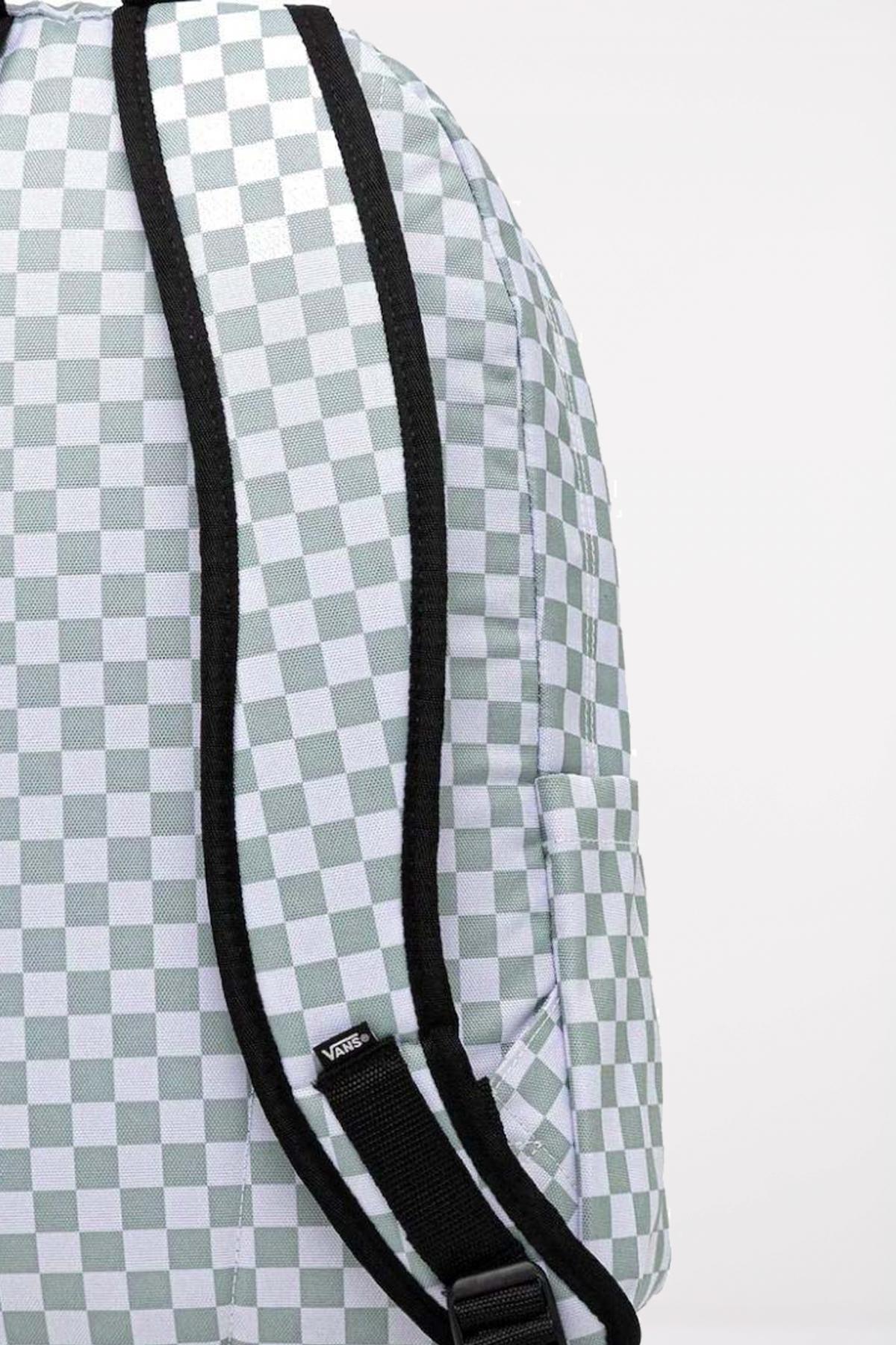 VANS OLD SKOOL CHECK BACKPA en color VERDE (3)