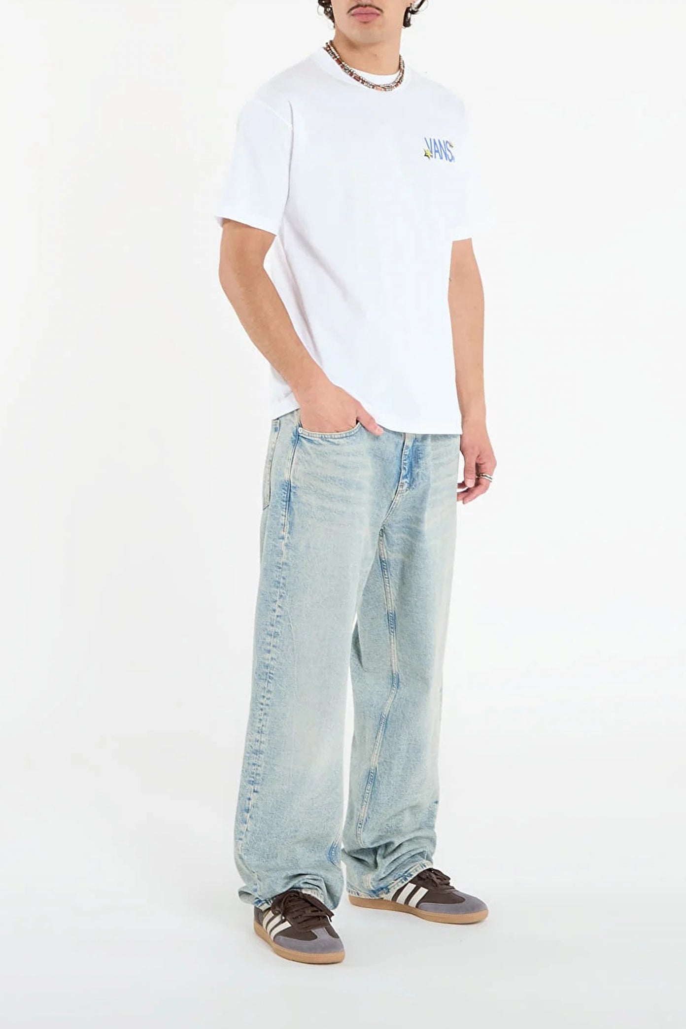 VANS CHAOS SS en color BLANCO (4)