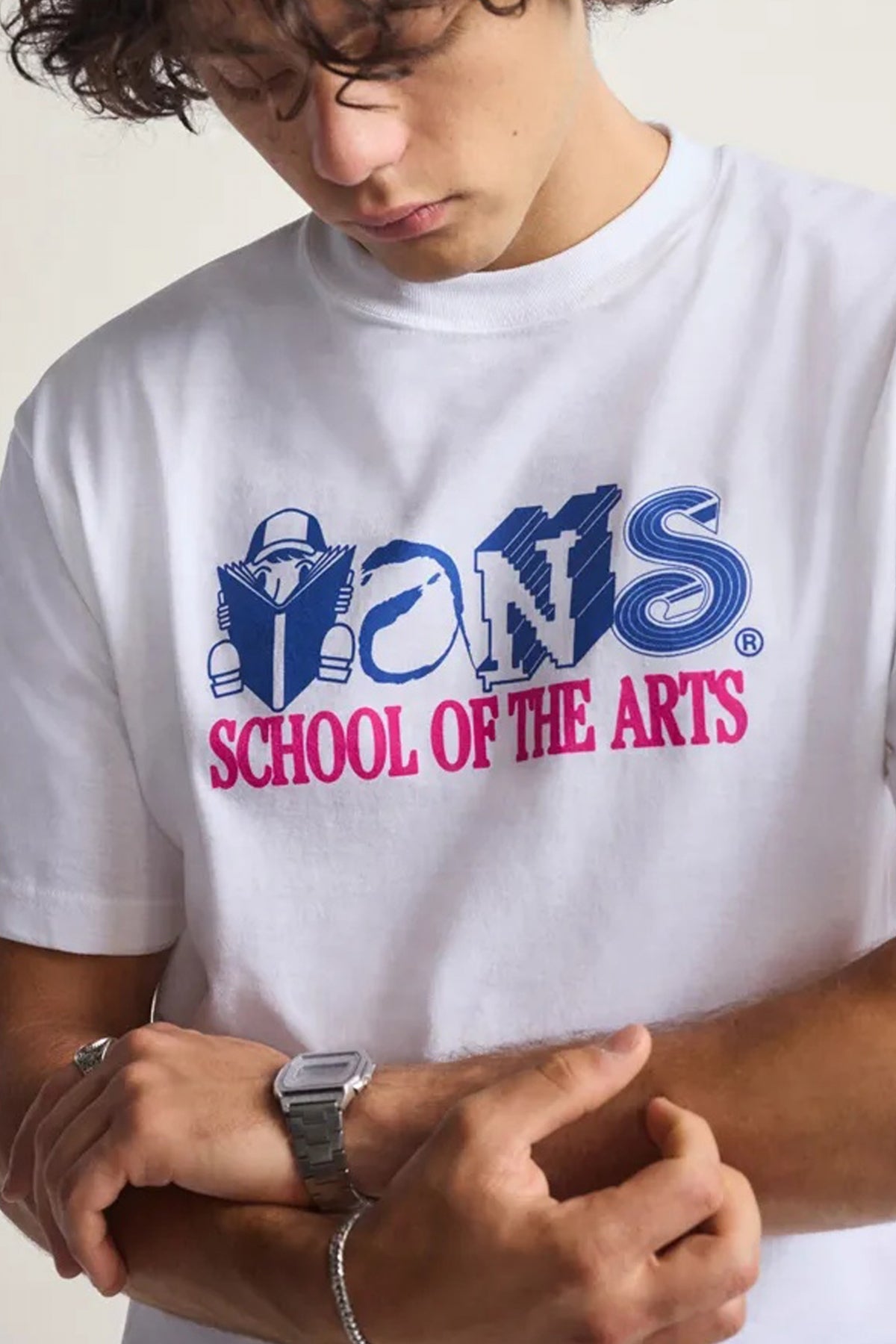 VANS ART SKOOL SS en color BLANCO (4)