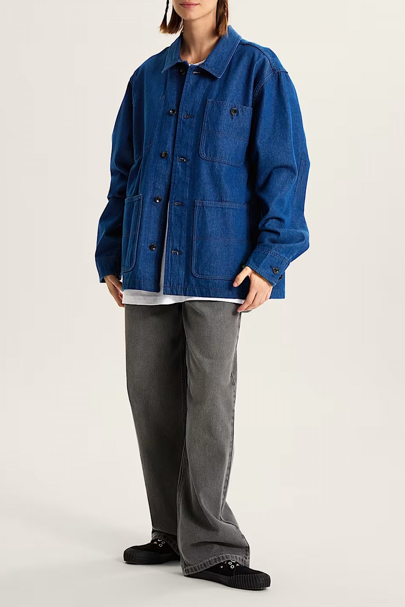 VANS DRILL CHORE DENIM JACK en color AZUL (4)