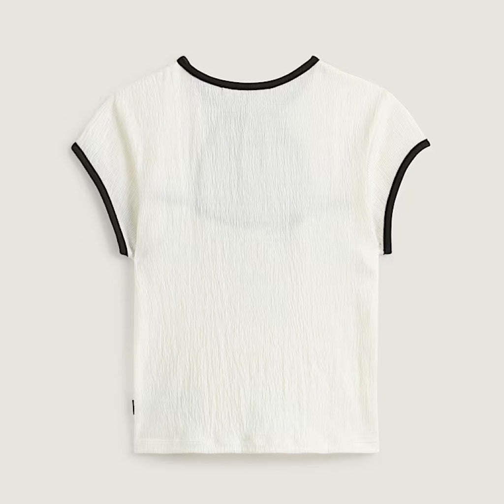 VANS KARI TIE NECK TOP CLAS en color BLANCO (4)
