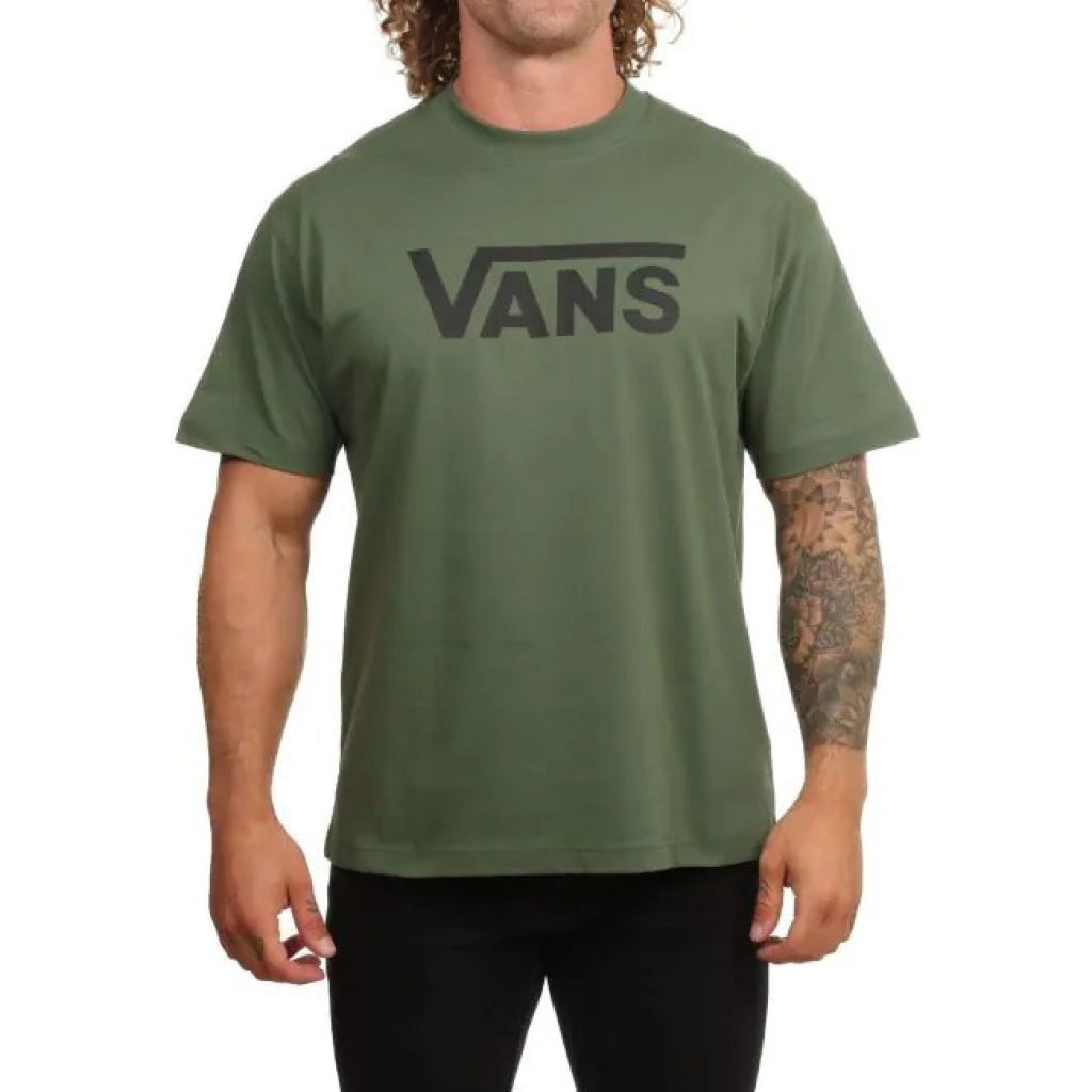 VANS CLASSIC SS TEE en color VERDE (4)