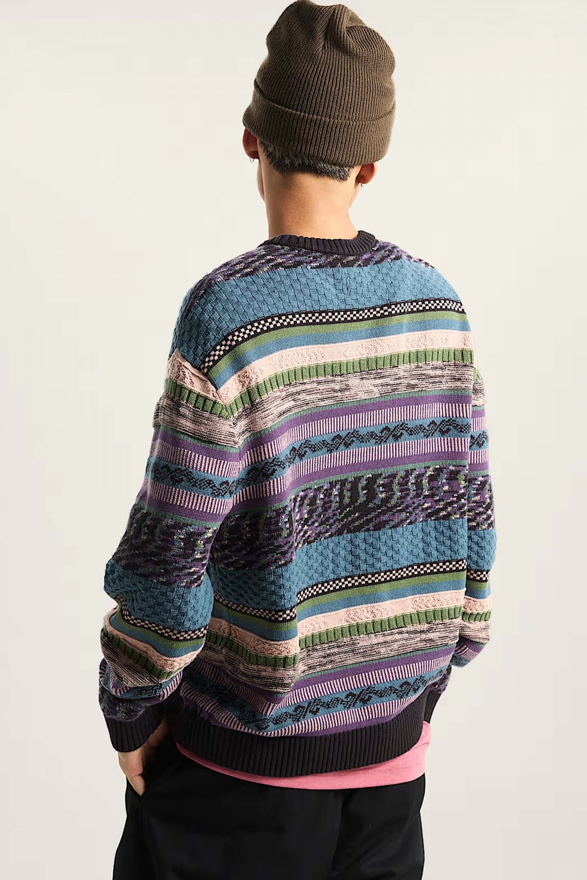 VANS BOYER CREW SWEATER en color MULTICOLOR (3)